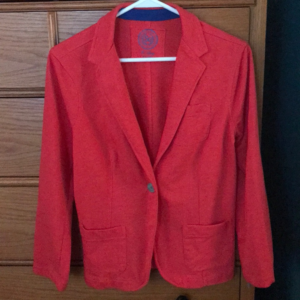 NWOT coral mid weight blazer. L/XL